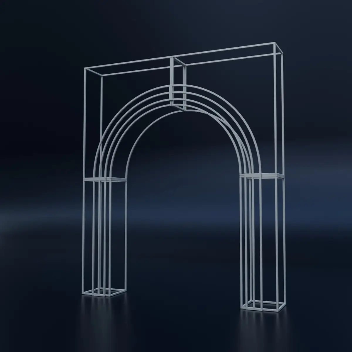 3D эскиз арки для выездной регистрации