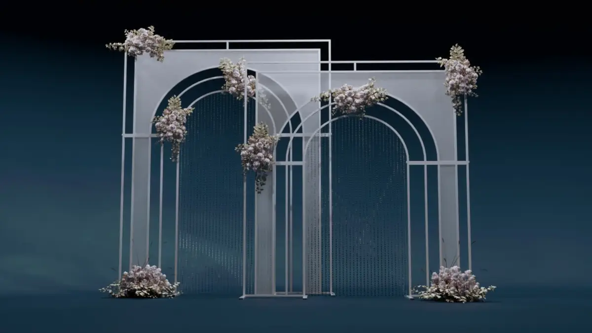 3D концепт геометрии декора